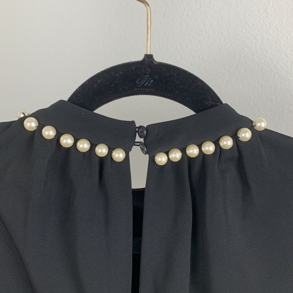 Kate Spade Pearl Pave Black Dress, Sz 4 - Picture 9 of 11